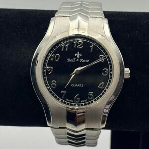 Silver & Black Bell & Rose Men’s Watch